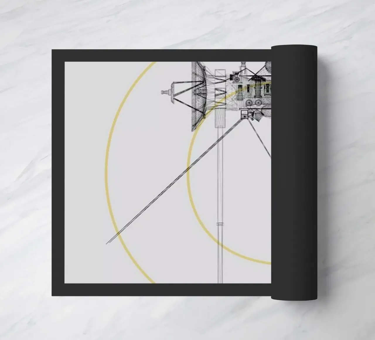 Cassini doormat by Marc Schulthess