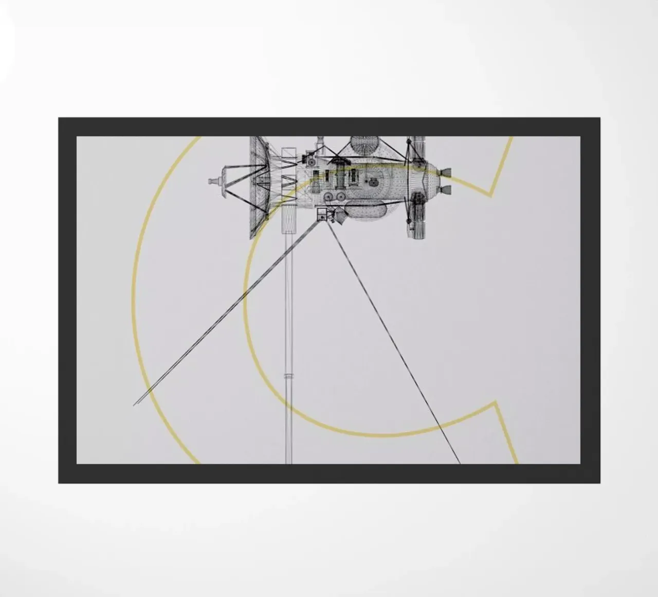 Cassini doormat by Marc Schulthess