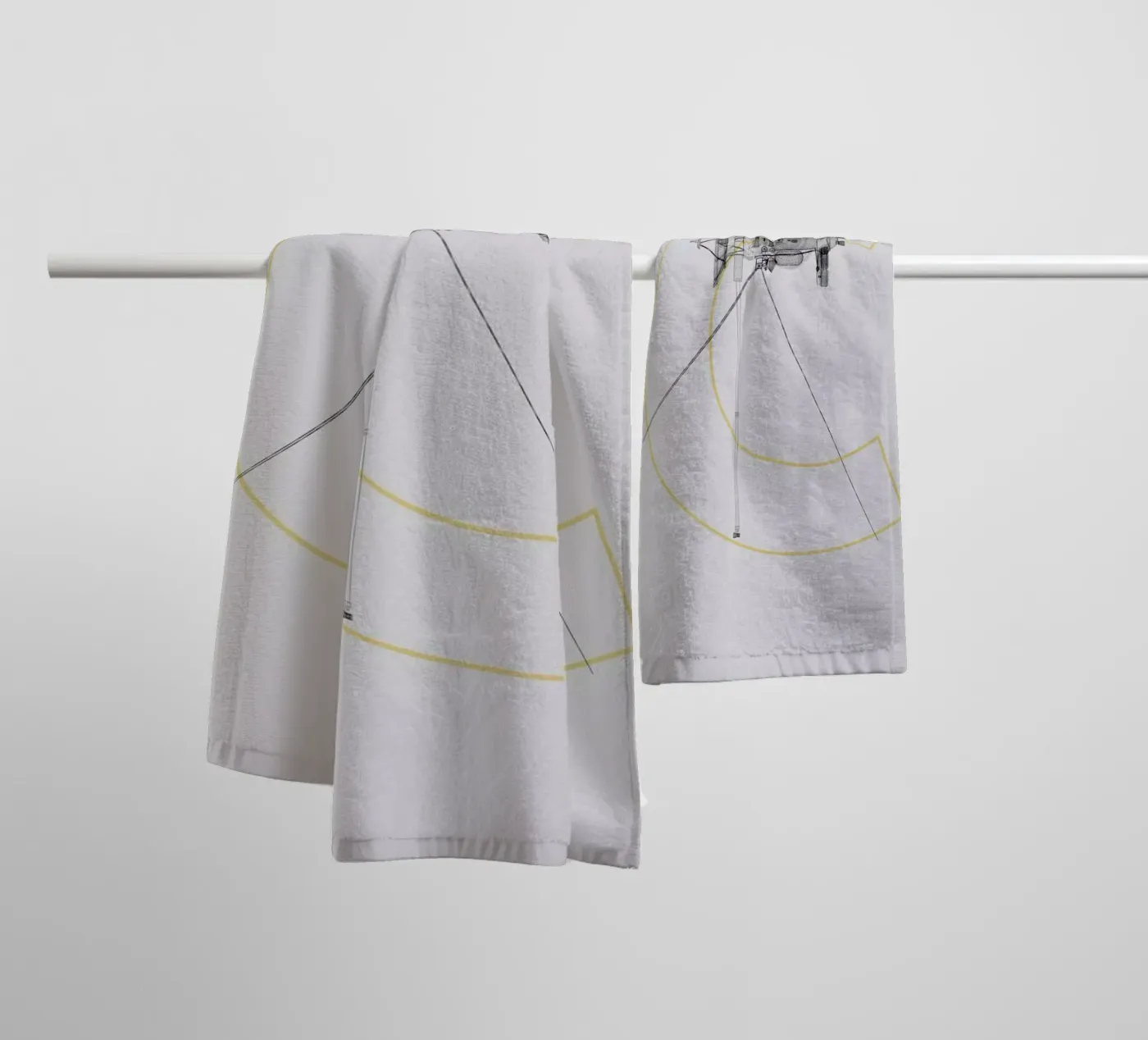 Cassini asciugamano da bagno da Marc Schulthess