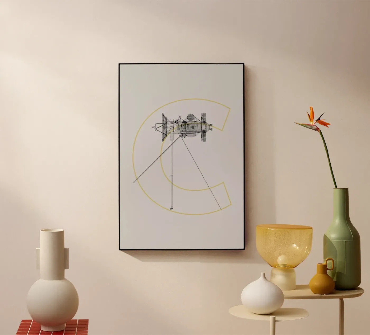 Cassini Acryl-Glas von Marc Schulthess