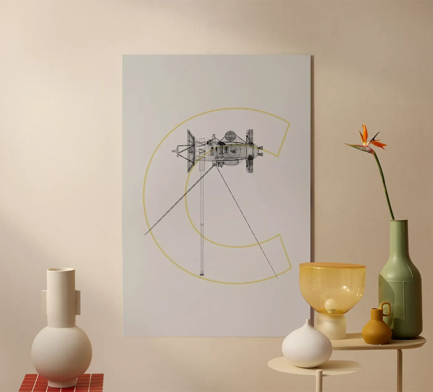 Cassini Acryl-Glas von Marc Schulthess