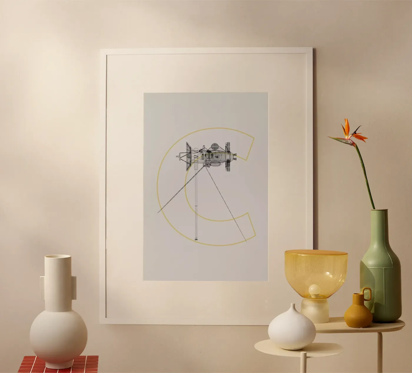 Cassini poster van Marc Schulthess