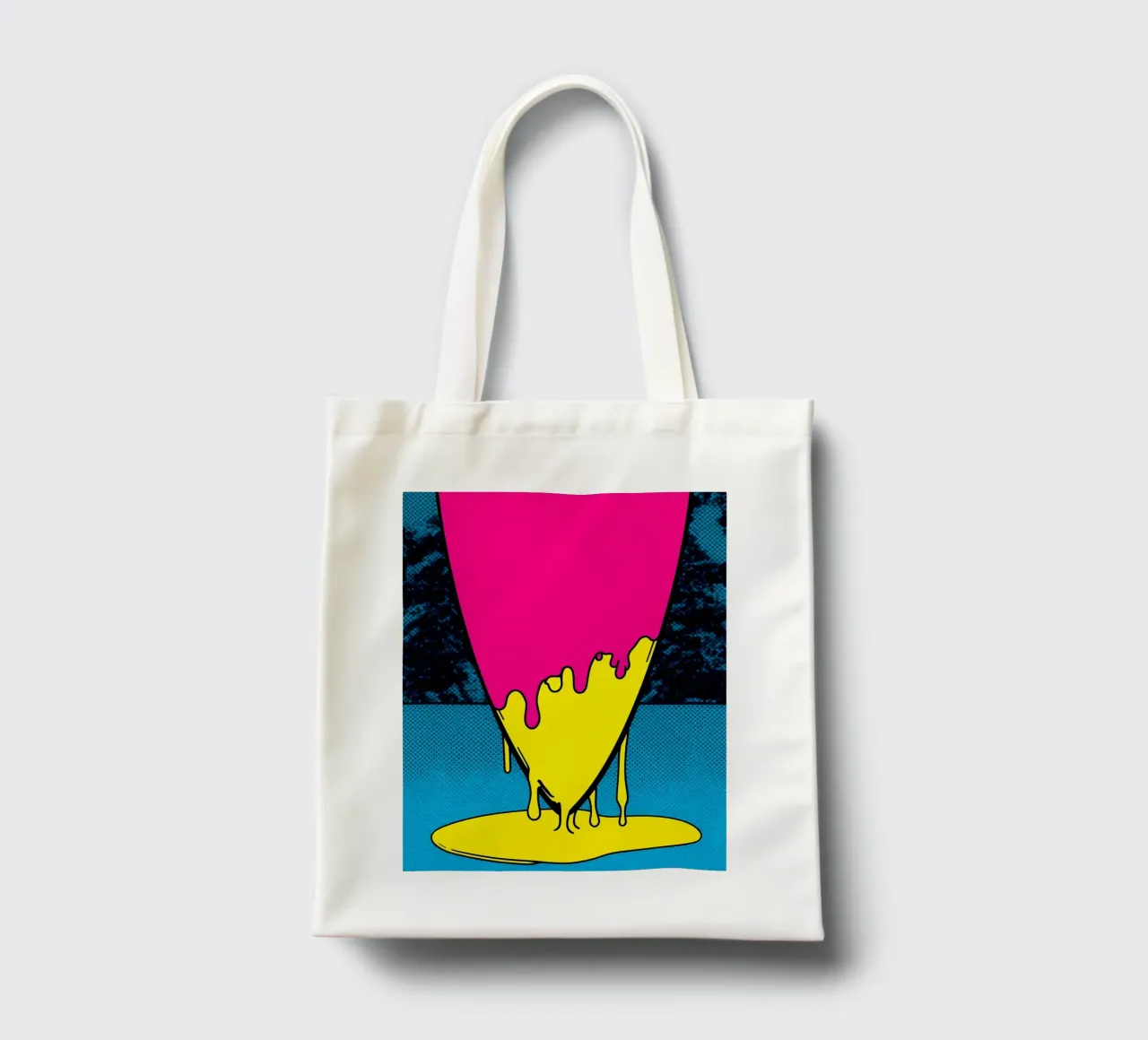Surfboard Dripping - Pop Art tote bag by ColorCrash Gallery