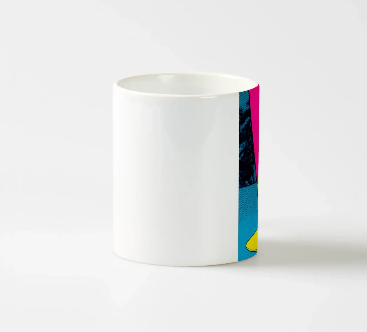 Surfbrett Dripping - Pop Art Keramik Tasse von ColorCrash Gallery