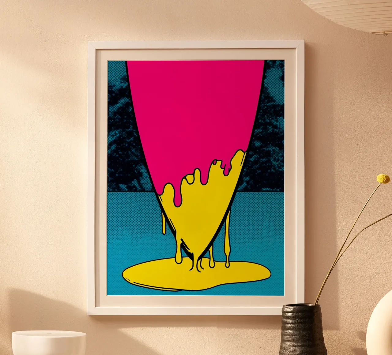 Surfboard Dripping - Pop Art hahnemühle by ColorCrash Gallery