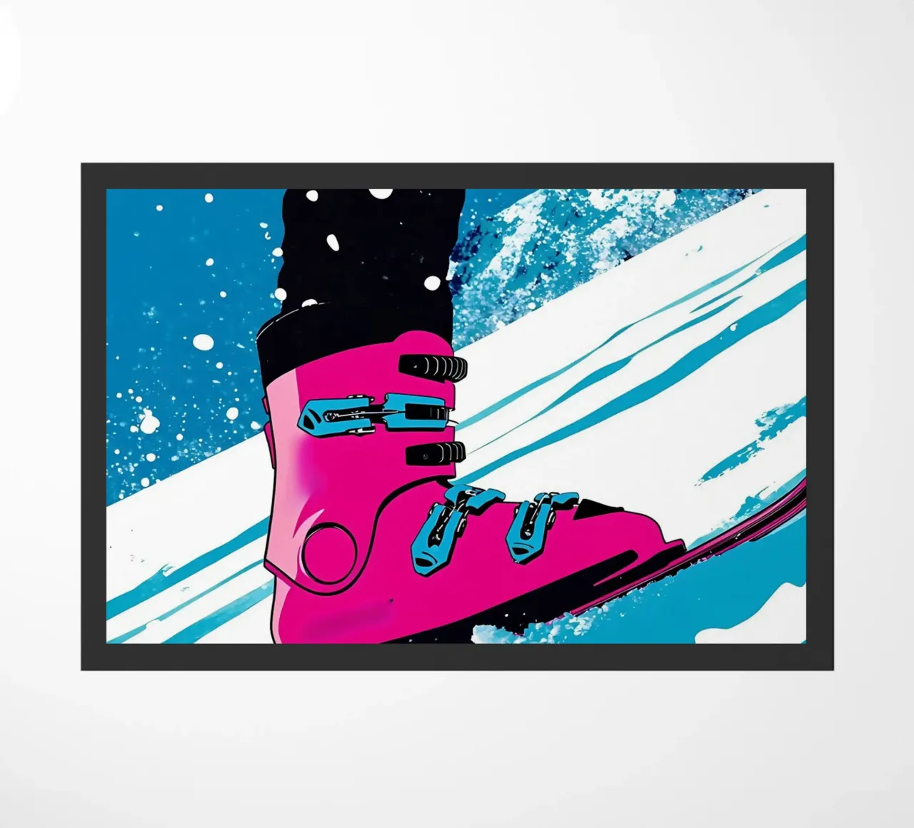 Barca da sci - Pop Art zerbino da ColorCrash Gallery