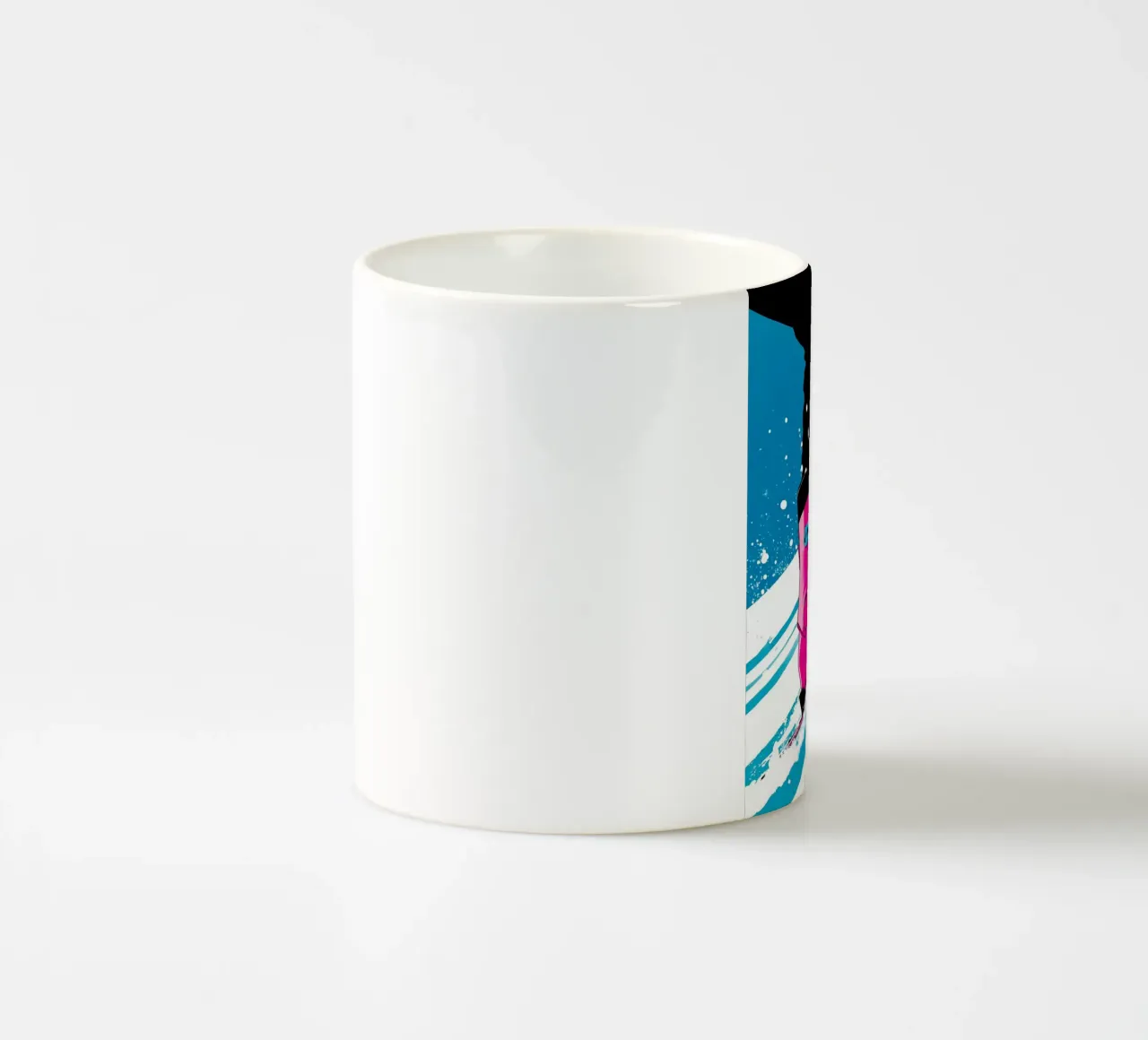 Barca da sci - Pop Art tazza in ceramica da ColorCrash Gallery