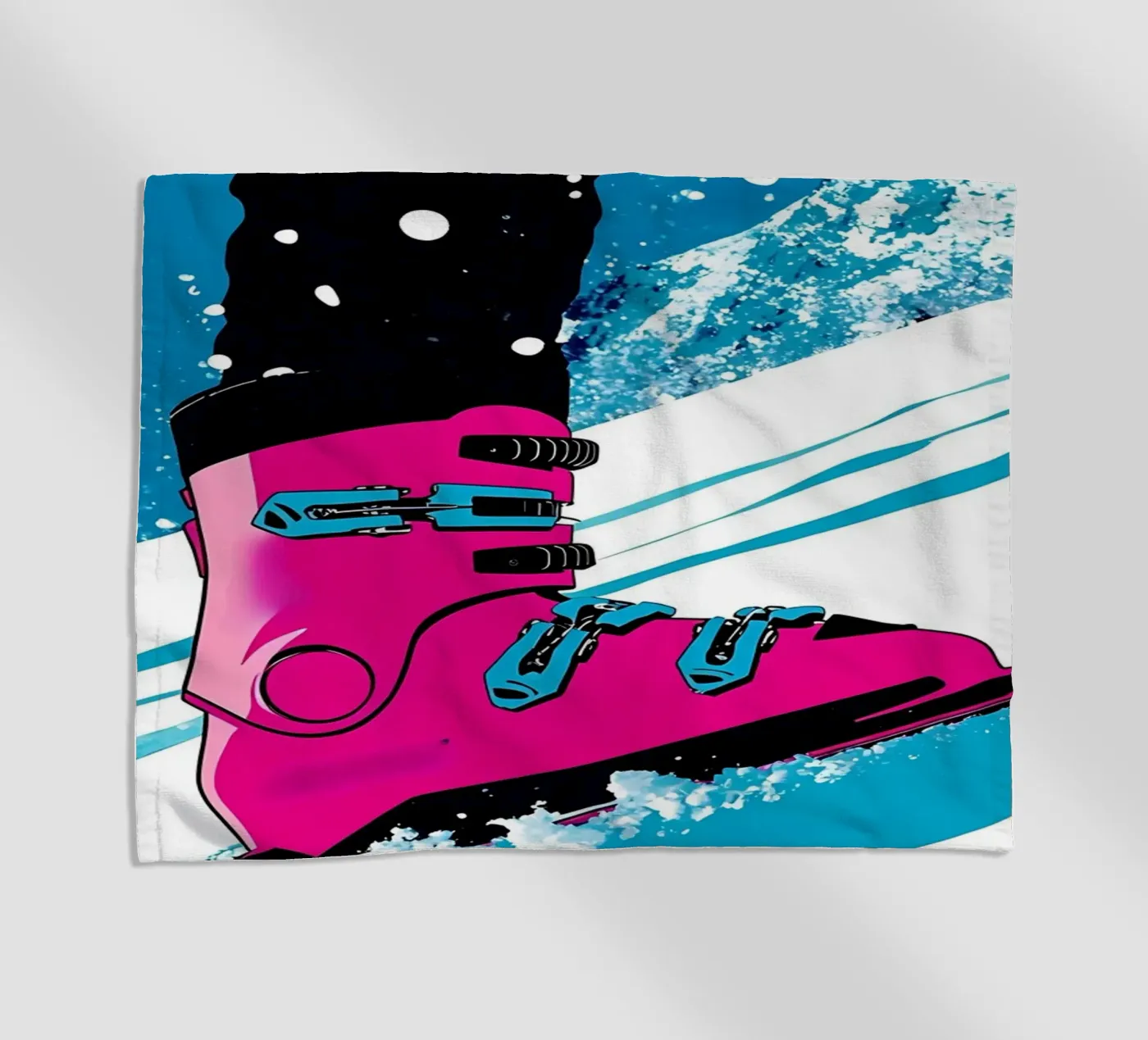 Barca da sci - Pop Art telo mare da ColorCrash Gallery