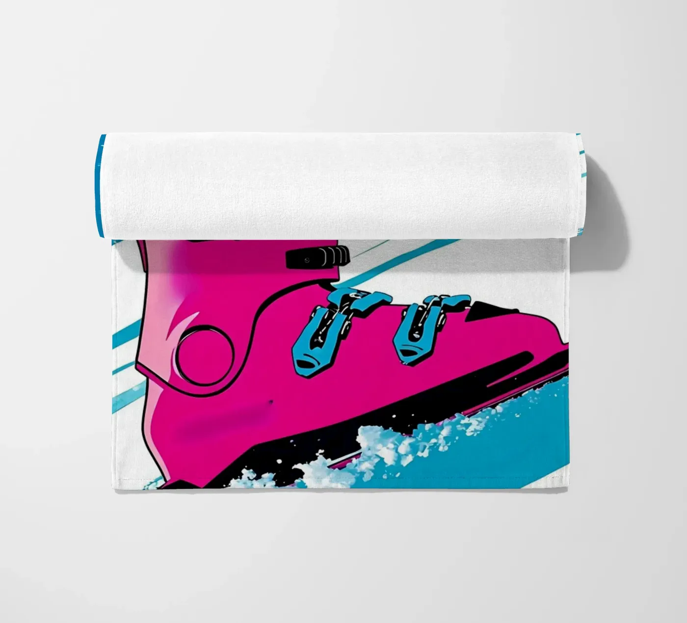 Barca da sci - Pop Art telo mare da ColorCrash Gallery