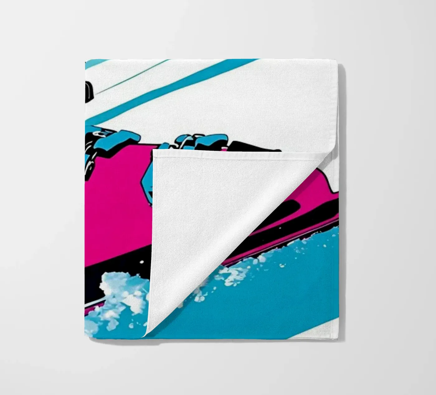 Barca da sci - Pop Art telo mare da ColorCrash Gallery