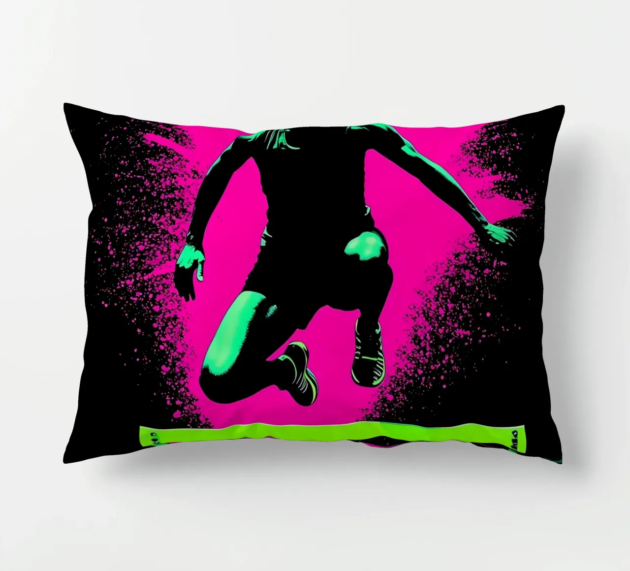 Ostacoli - Pop Art cuscino da ColorCrash Gallery