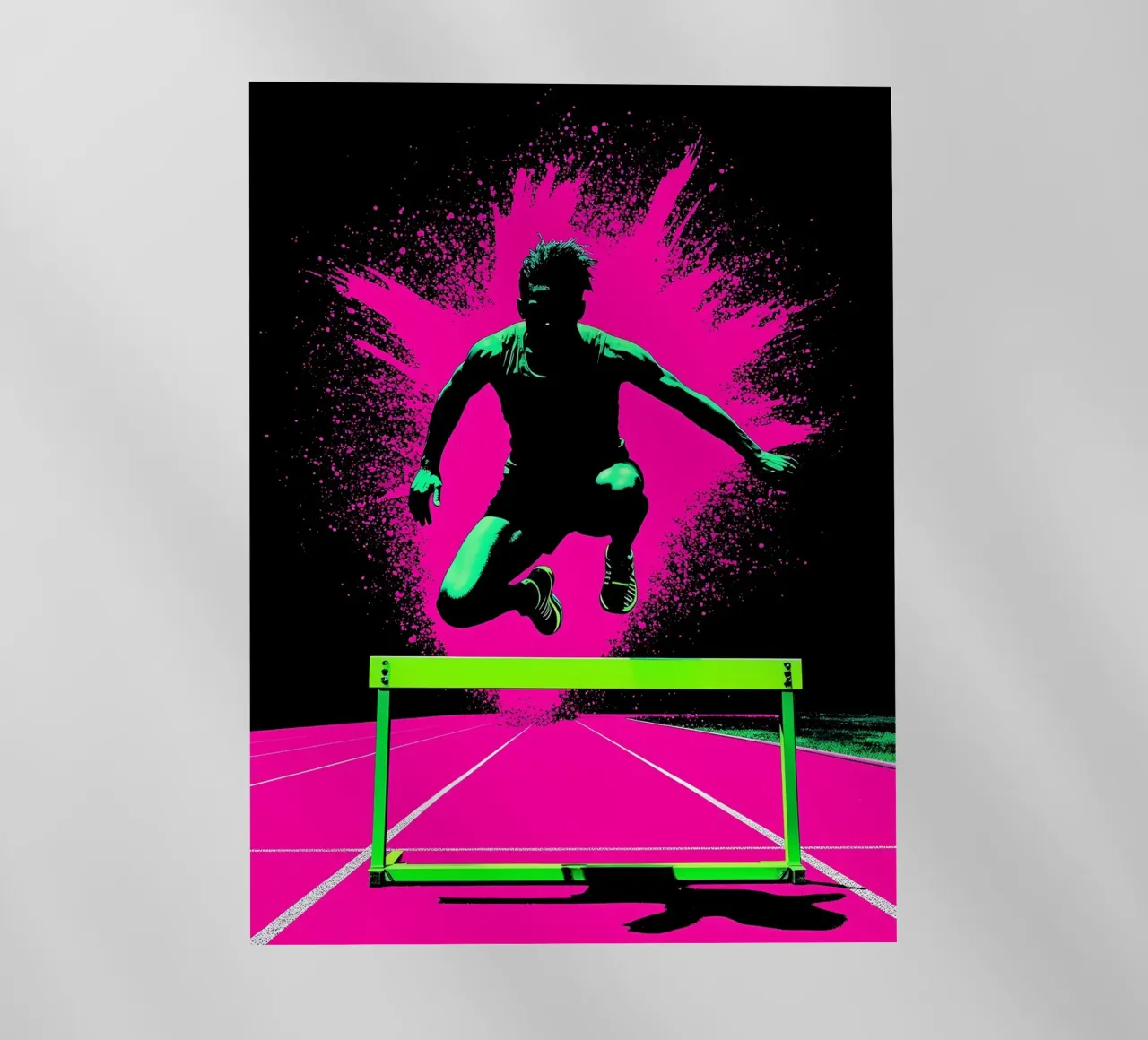 Ostacoli - Pop Art pellicola backlit da ColorCrash Gallery