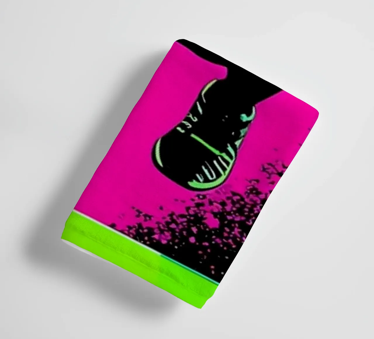 Hurdling - Pop Art towel by ColorCrash Gallery