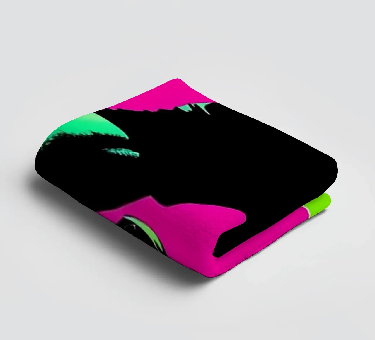 Hurdling - Pop Art towel by ColorCrash Gallery