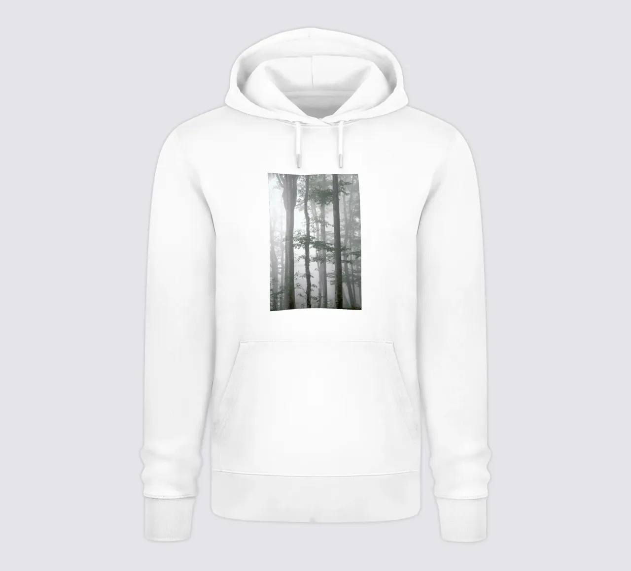 Foggy Autumn Forest felpa con cappuccio da Studio Nahili