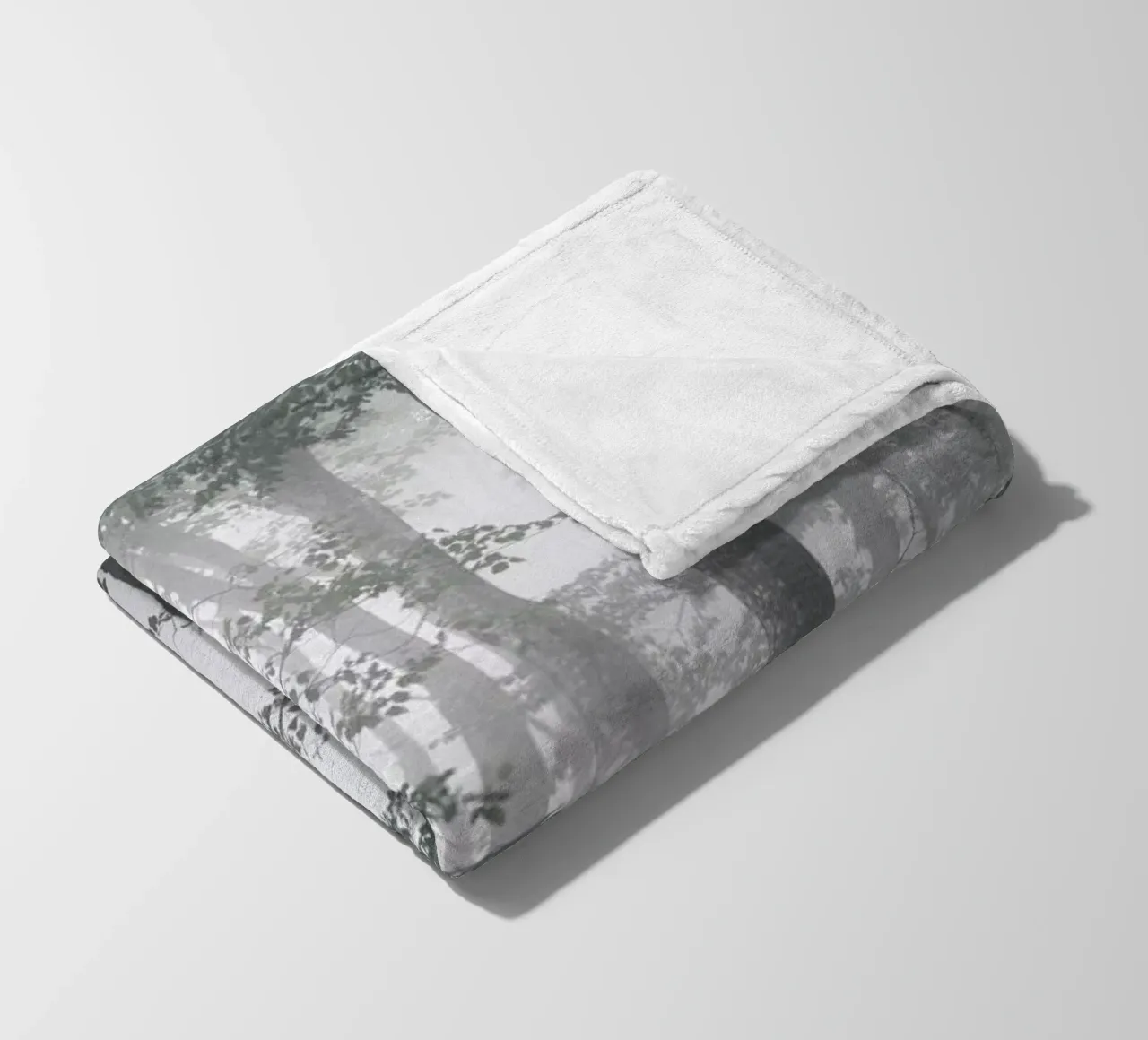Foggy Autumn Forest coperta in pile da Studio Nahili