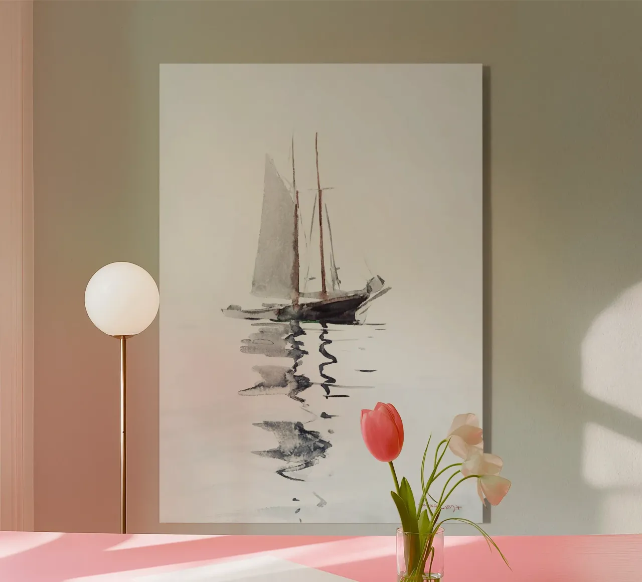 Segelboot plexiglass da Second Canvas