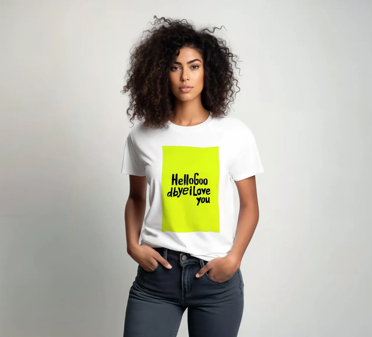 Hello Goodbye by Mica Andreea t-shirt da Studio One