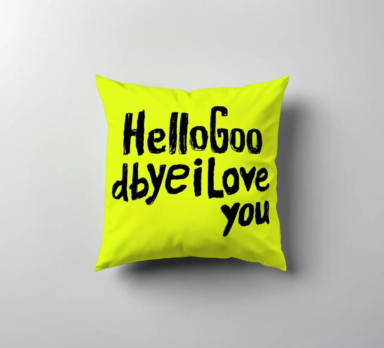 Hello Goodbye by Mica Andreea cuscino da Studio One