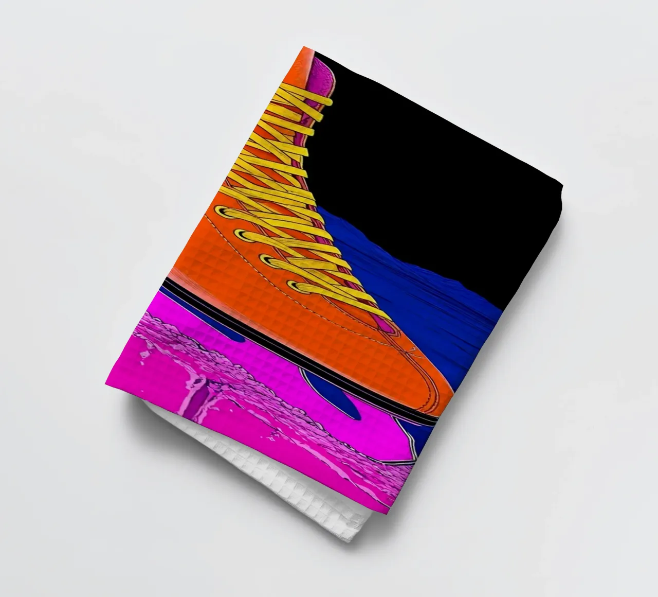 Scarponi da sci sul ghiaccio - Pop Art canovaccio da cucina da ColorCrash Gallery