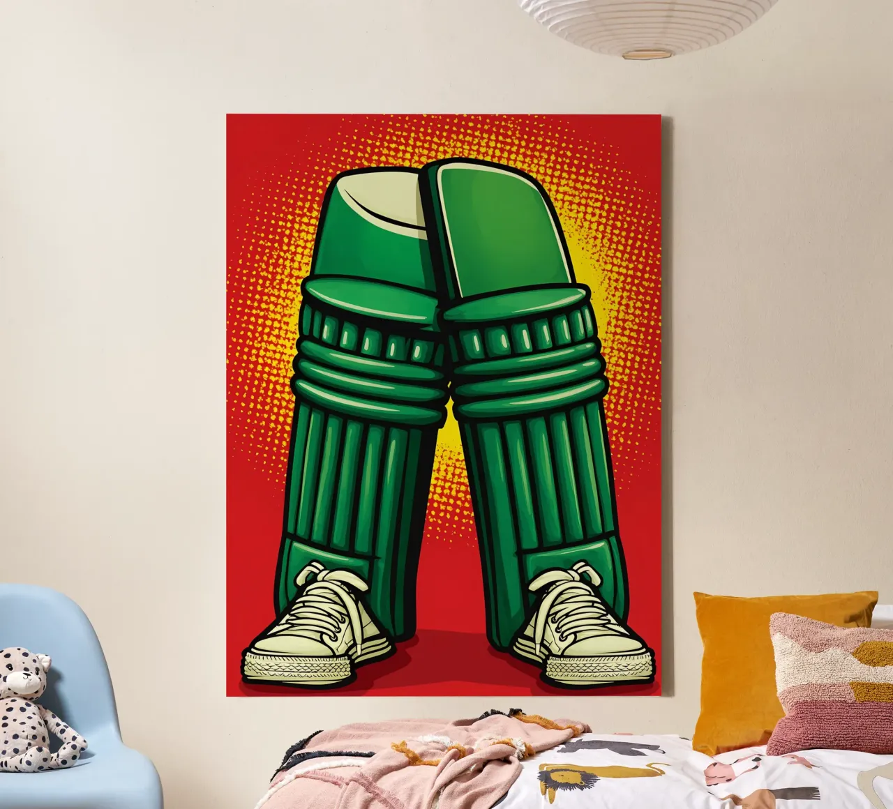 Tappetini per grilli - Pop Art tela con Cornice a cassetta da ColorCrash Gallery