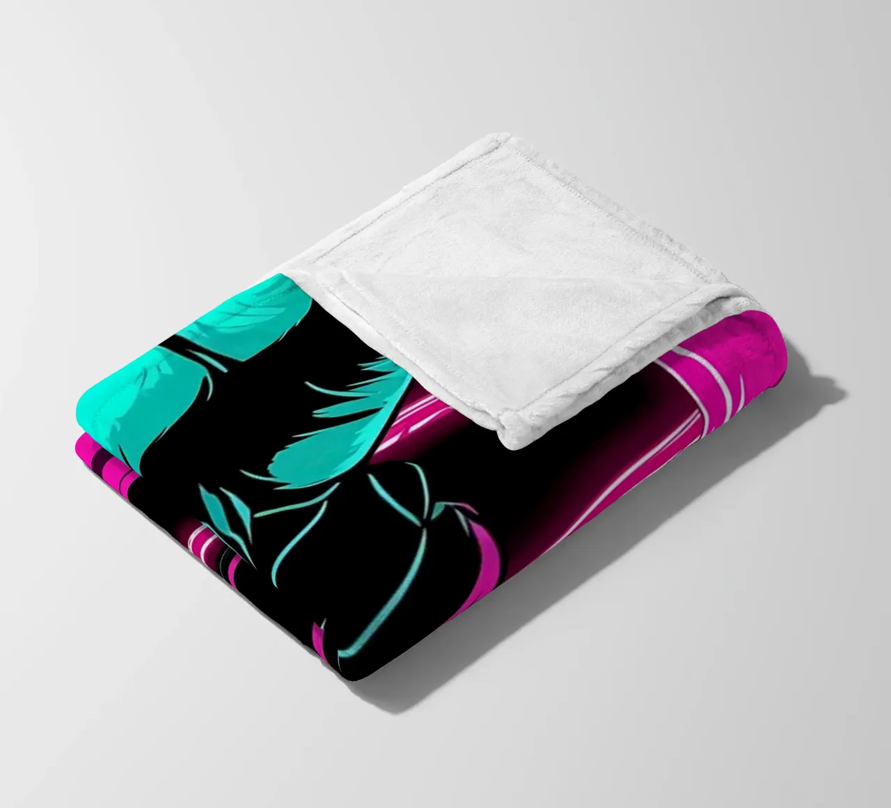 Boxing - Pop Art fleece blanket by ColorCrash Gallery