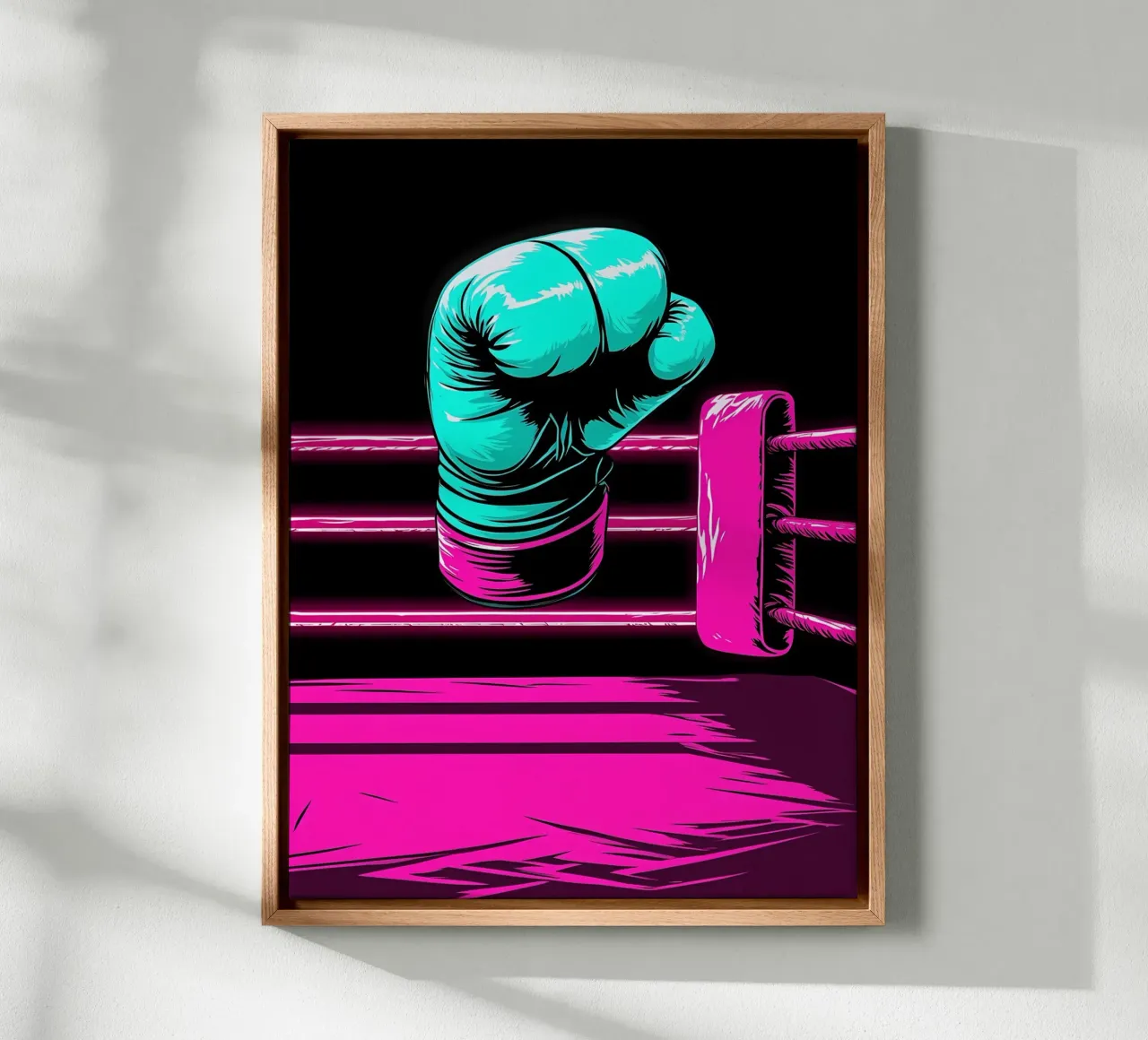 Boxing - Pop Art canvas by ColorCrash Gallery