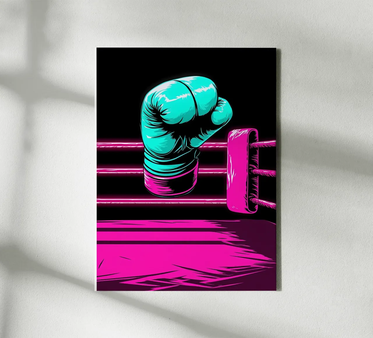 Boxing - Pop Art canvas by ColorCrash Gallery