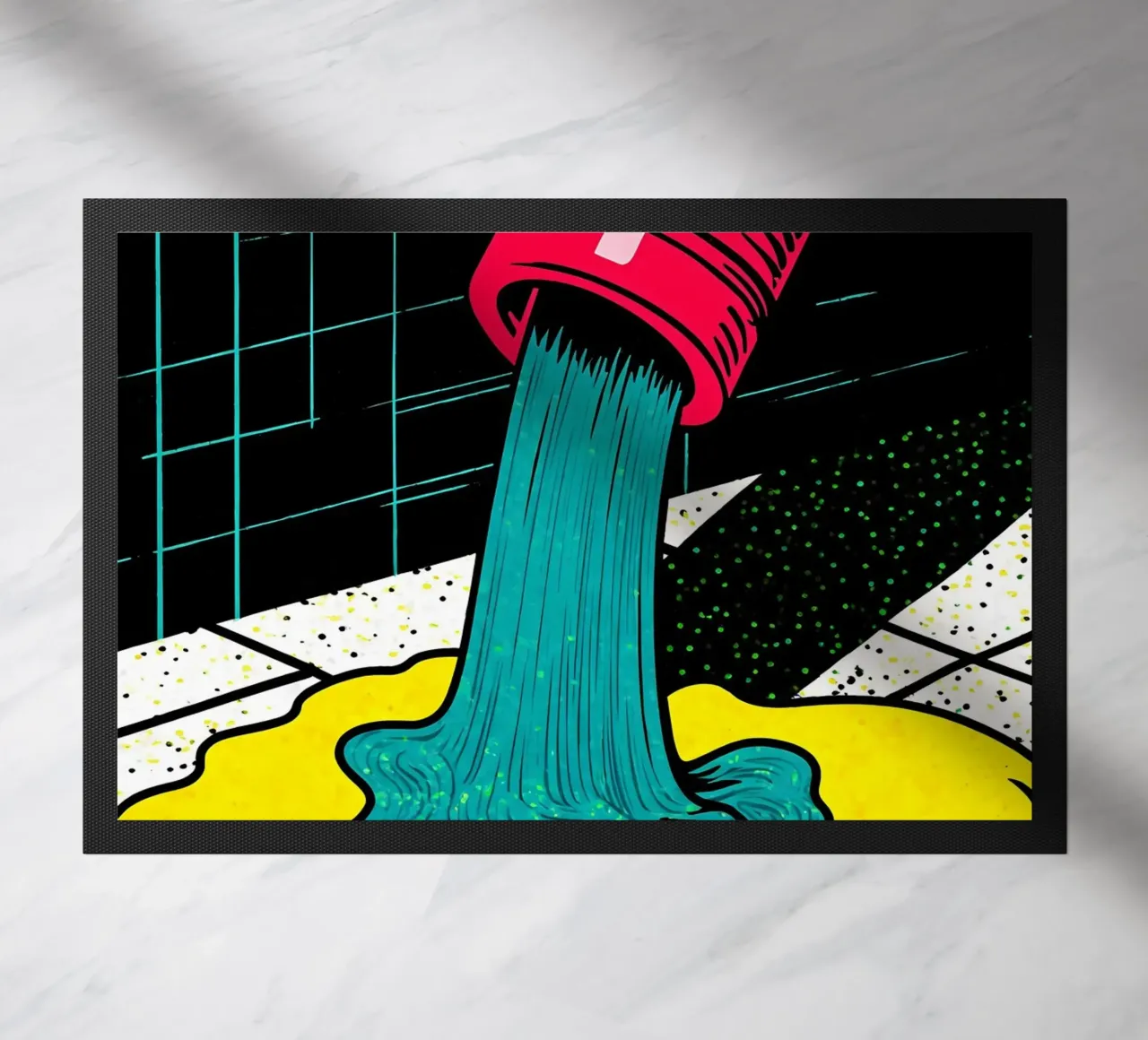 Calcestruzzo fluente - Pop Art zerbino da ColorCrash Gallery