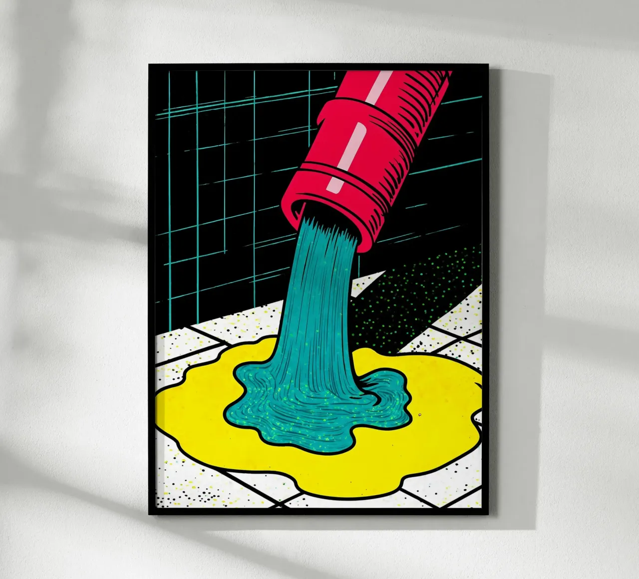 Calcestruzzo fluente - Pop Art carta hahnemühle da ColorCrash Gallery