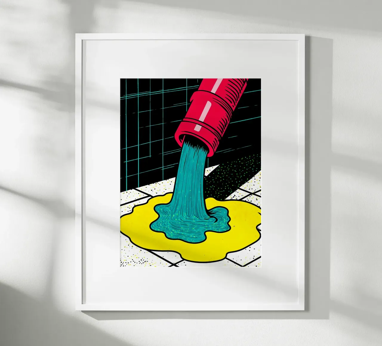 Calcestruzzo fluente - Pop Art carta hahnemühle da ColorCrash Gallery