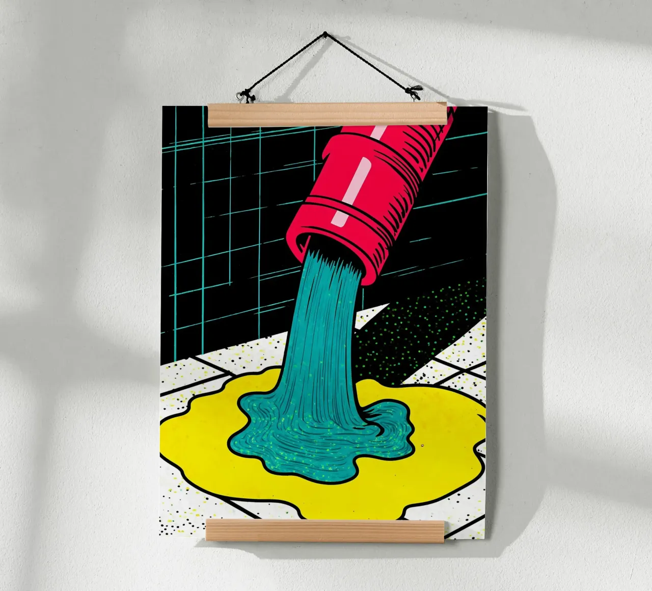 Calcestruzzo fluente - Pop Art carta hahnemühle da ColorCrash Gallery