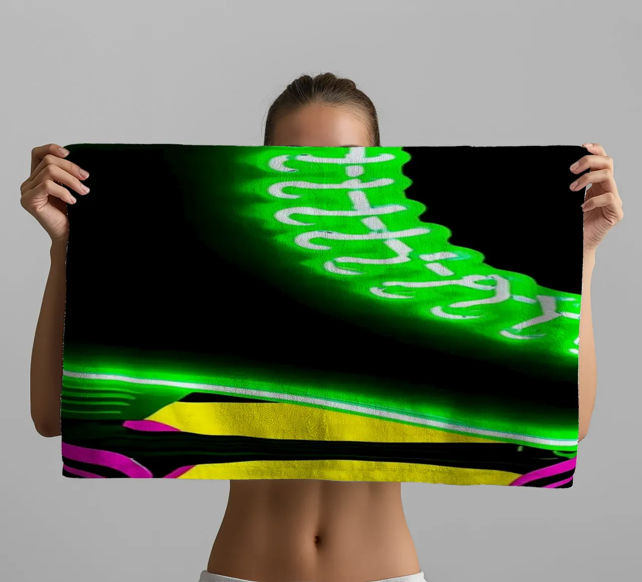 Pattini a rotelle - Pop Art asciugamano da bagno da ColorCrash Gallery