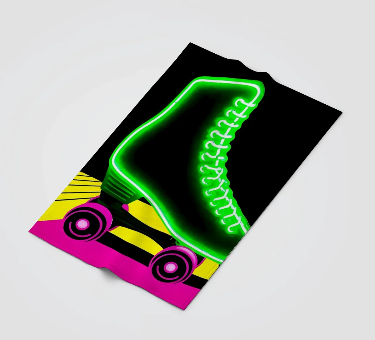 Pattini a rotelle - Pop Art coperta in pile da ColorCrash Gallery