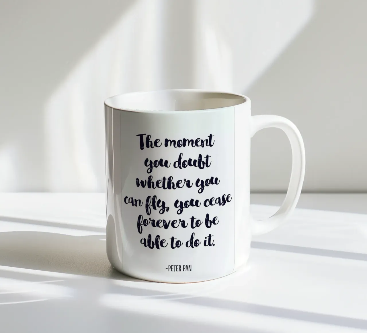 Believe in Yourself tazza in ceramica da Little Flourishes