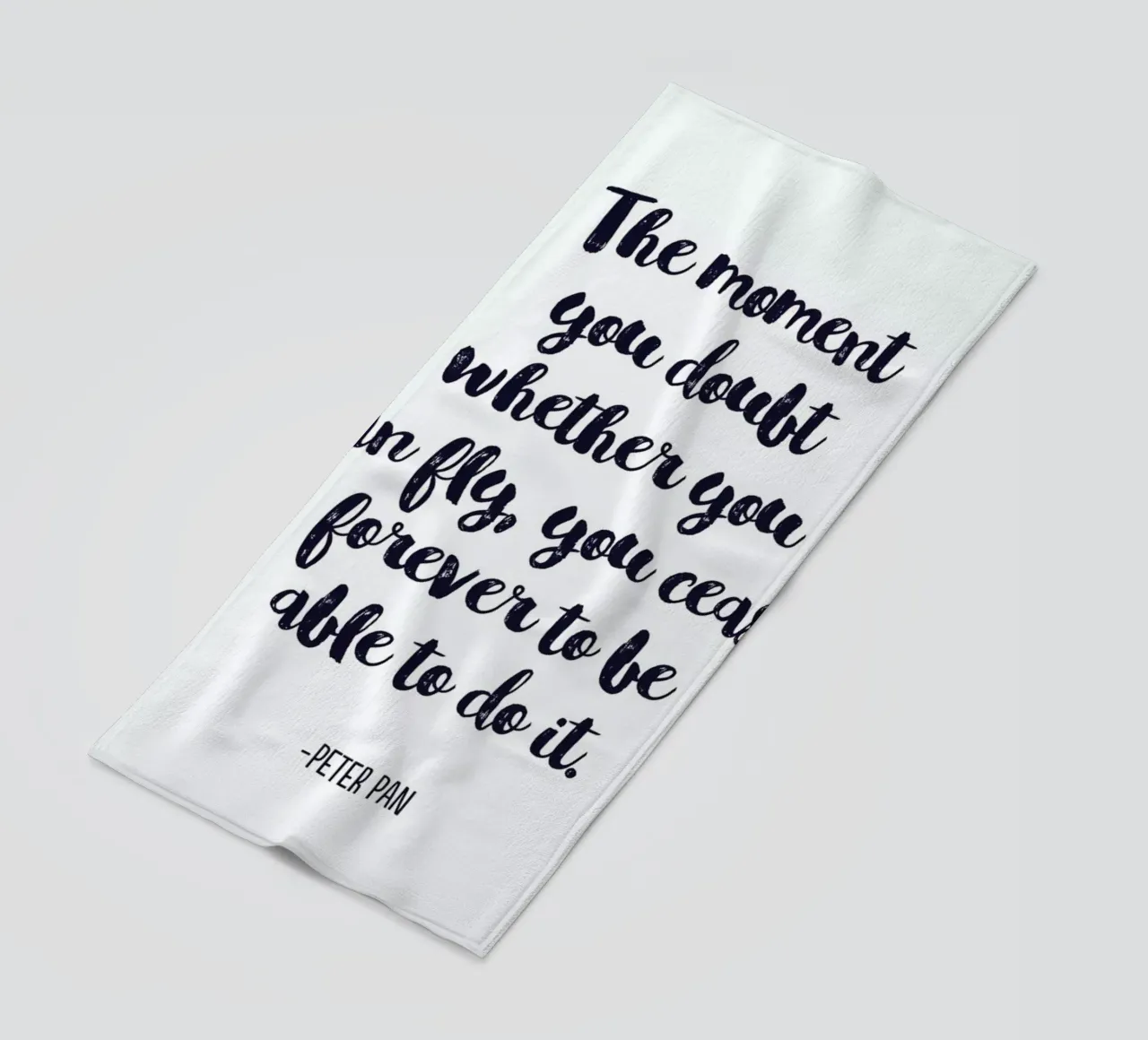 Believe in Yourself telo mare da Little Flourishes