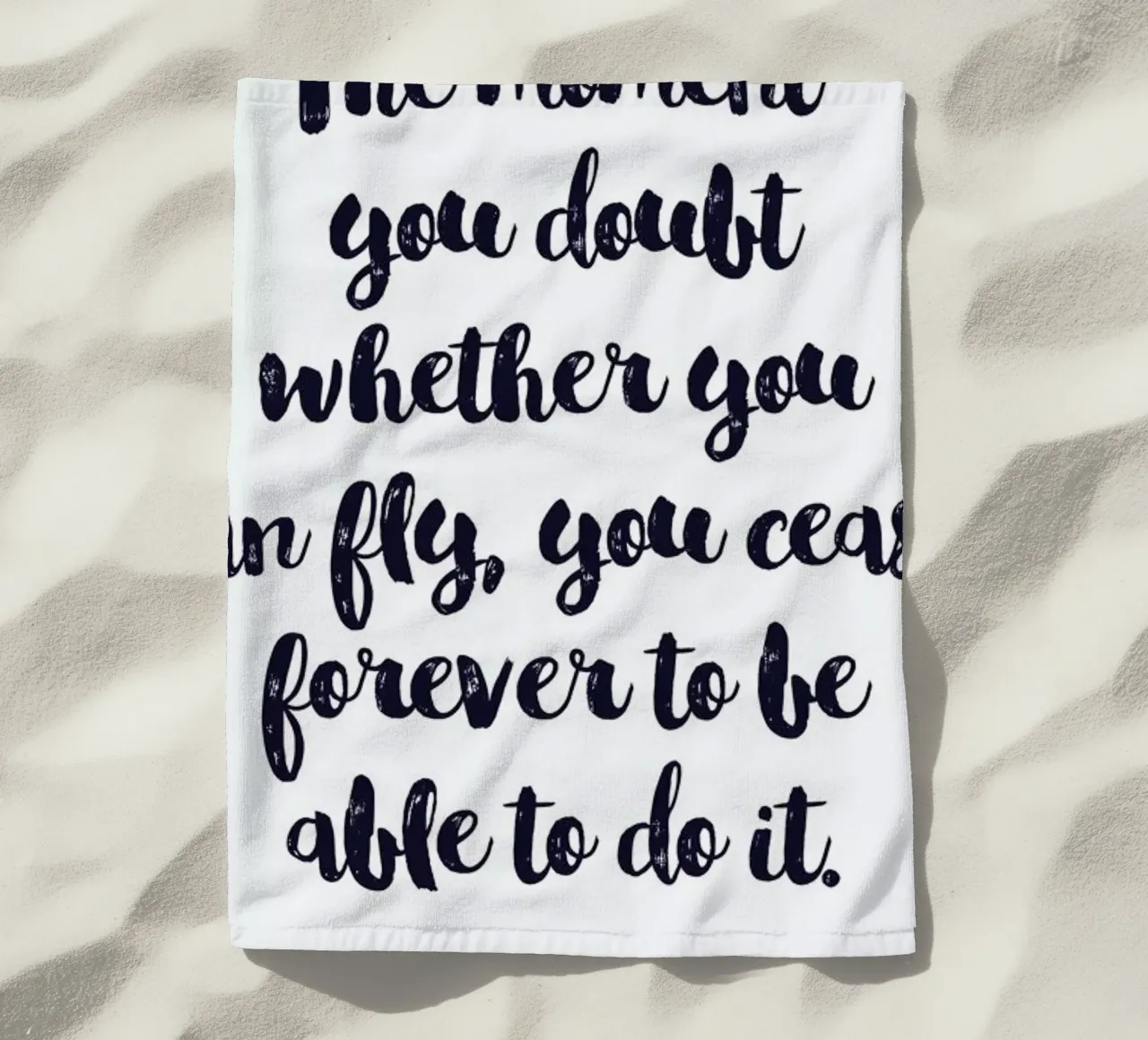 Believe in Yourself telo mare da Little Flourishes
