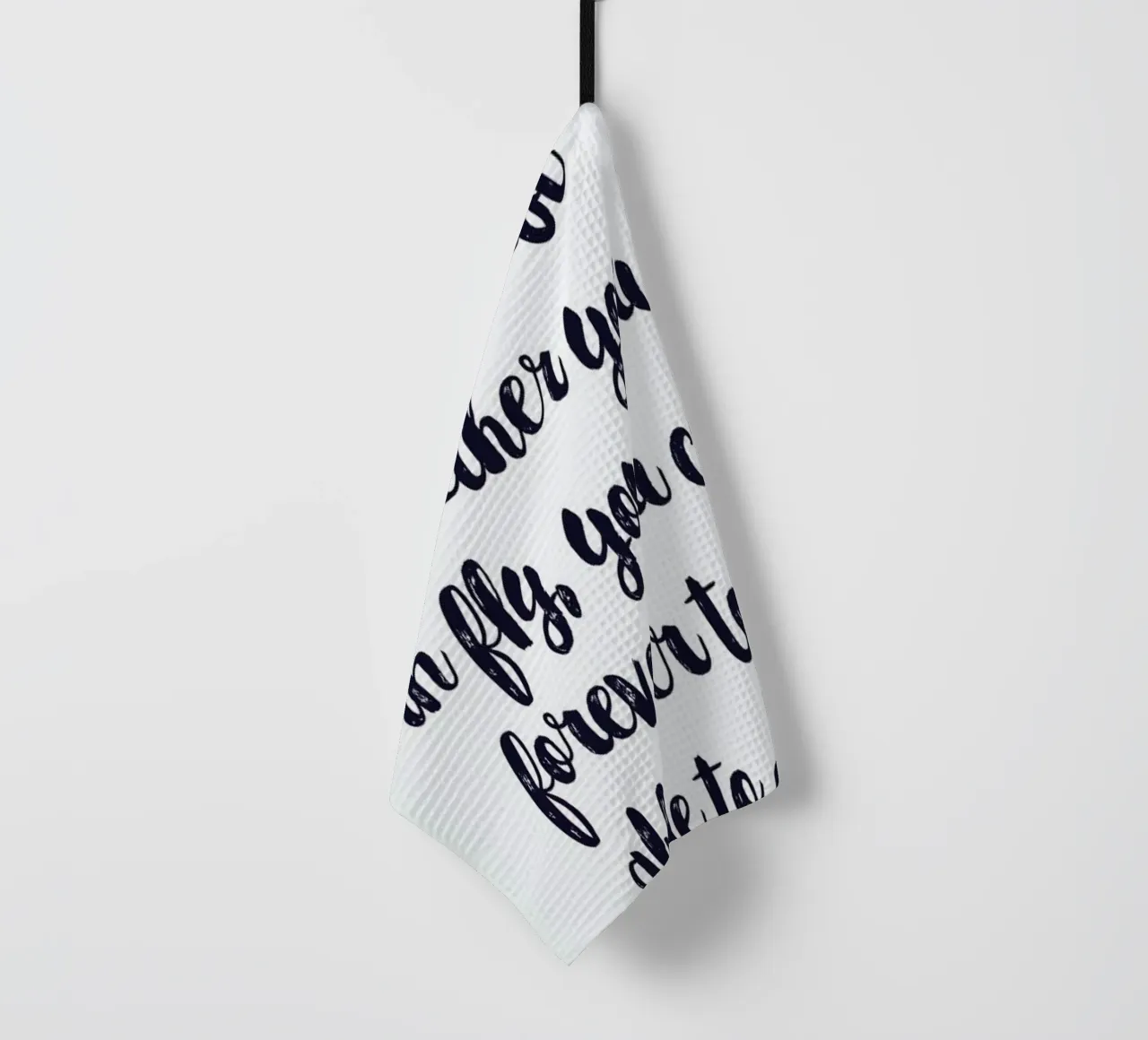 Believe in Yourself canovaccio da cucina da Little Flourishes