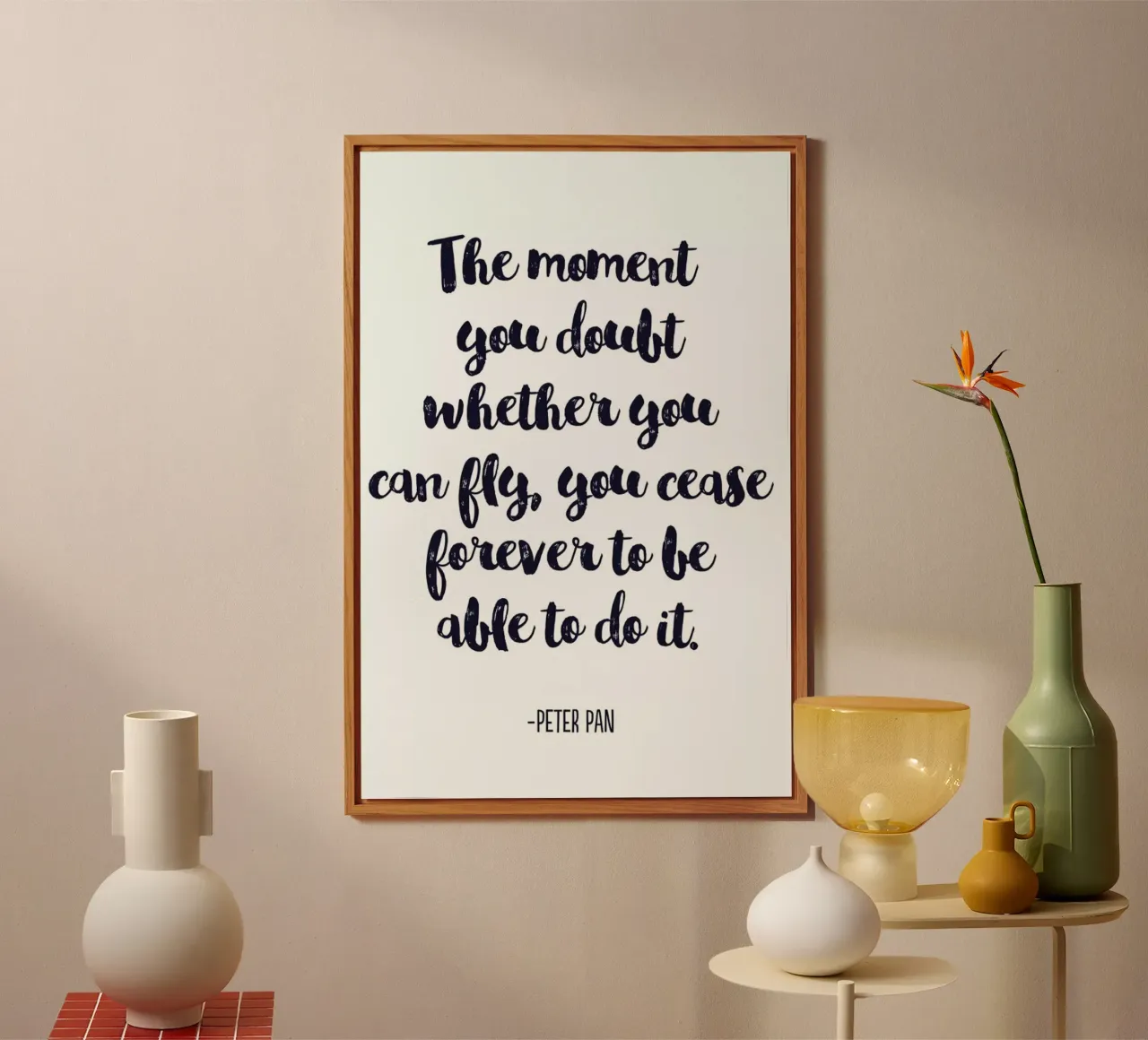 Believe in Yourself alu-dibond by Little Flourishes