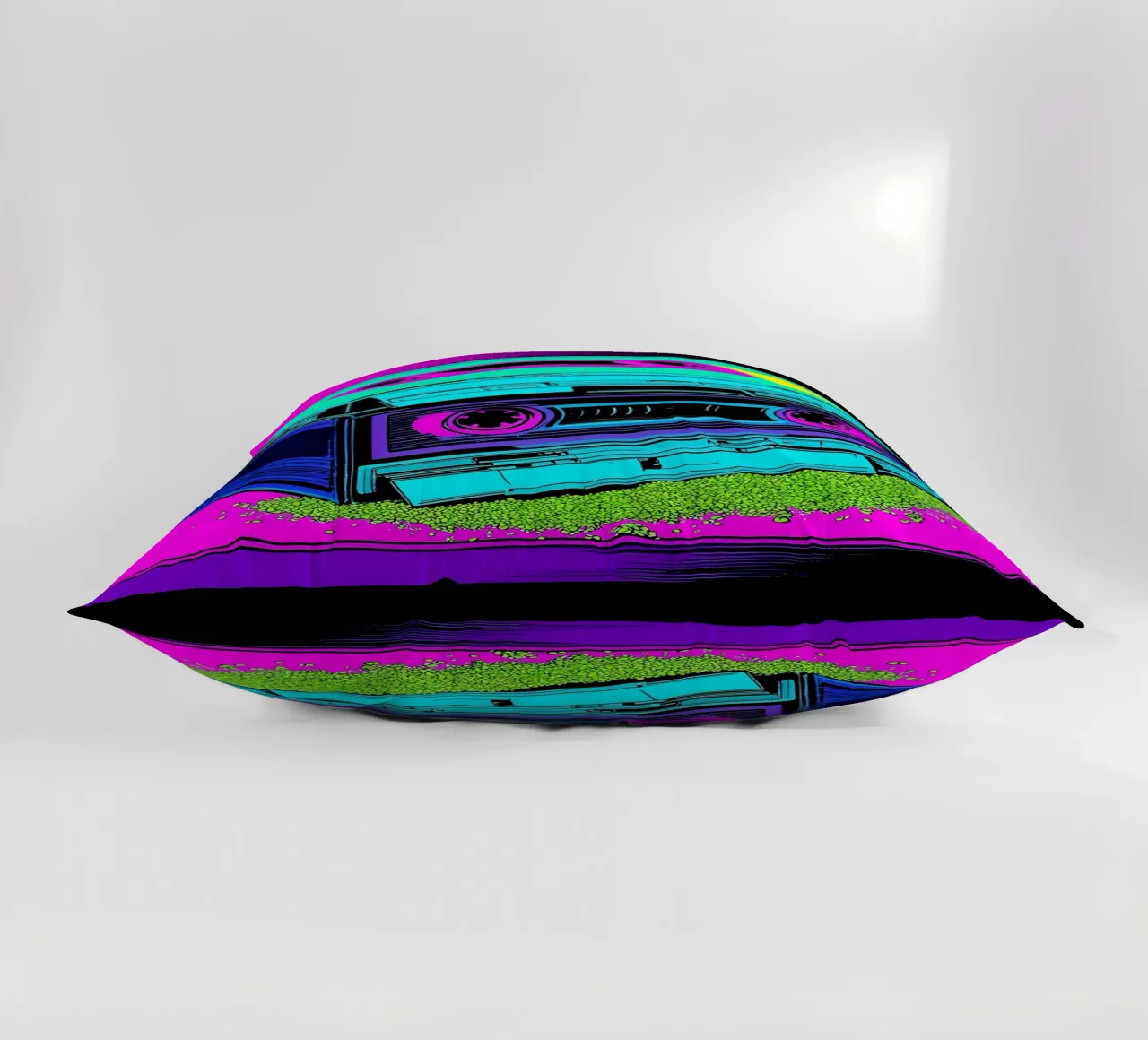 Nastro a cassetta - Pop Art cuscino da ColorCrash Gallery
