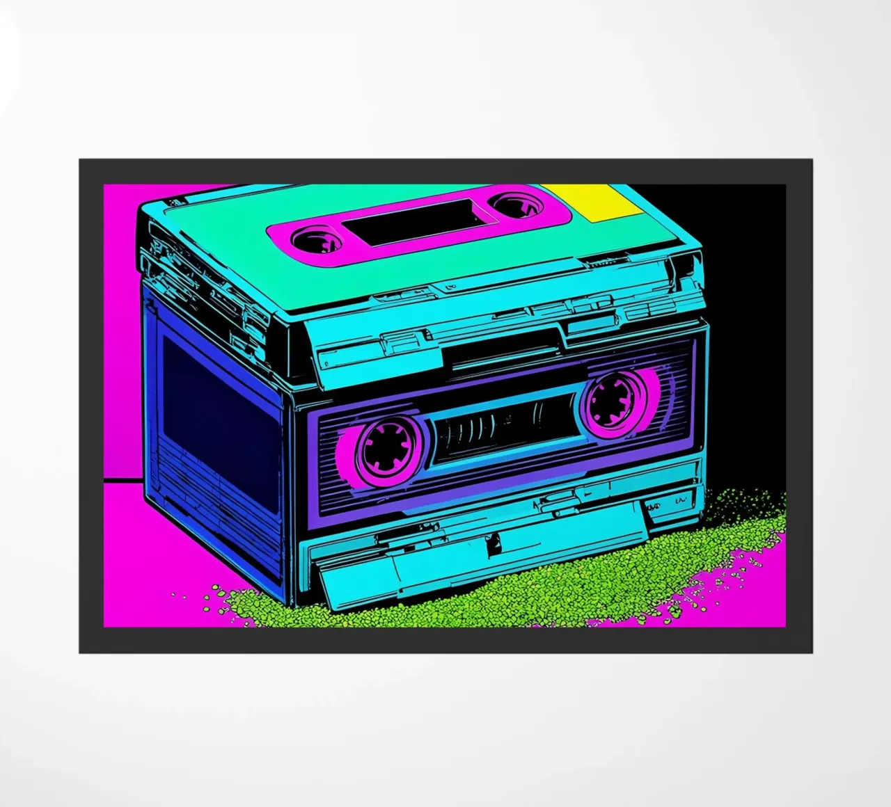 Nastro a cassetta - Pop Art zerbino da ColorCrash Gallery