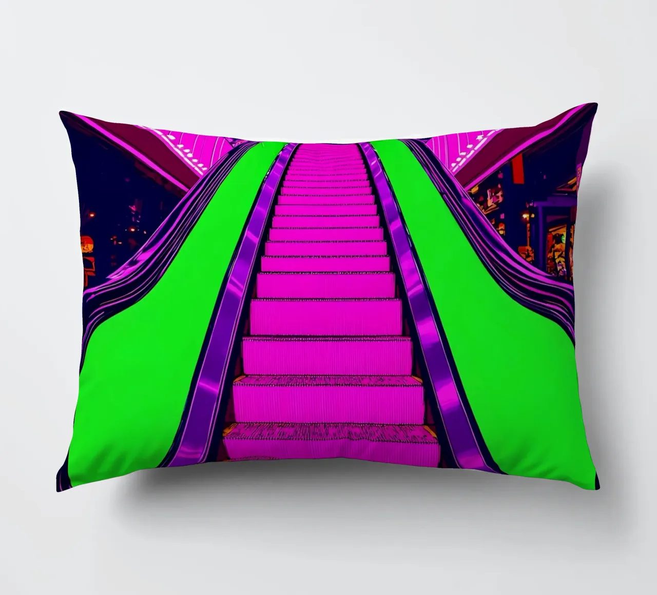 Scala mobile - Pop Art cuscino da ColorCrash Gallery