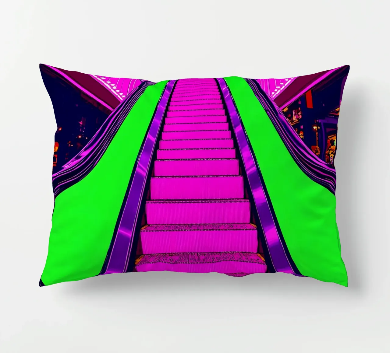 Scala mobile - Pop Art cuscino da ColorCrash Gallery