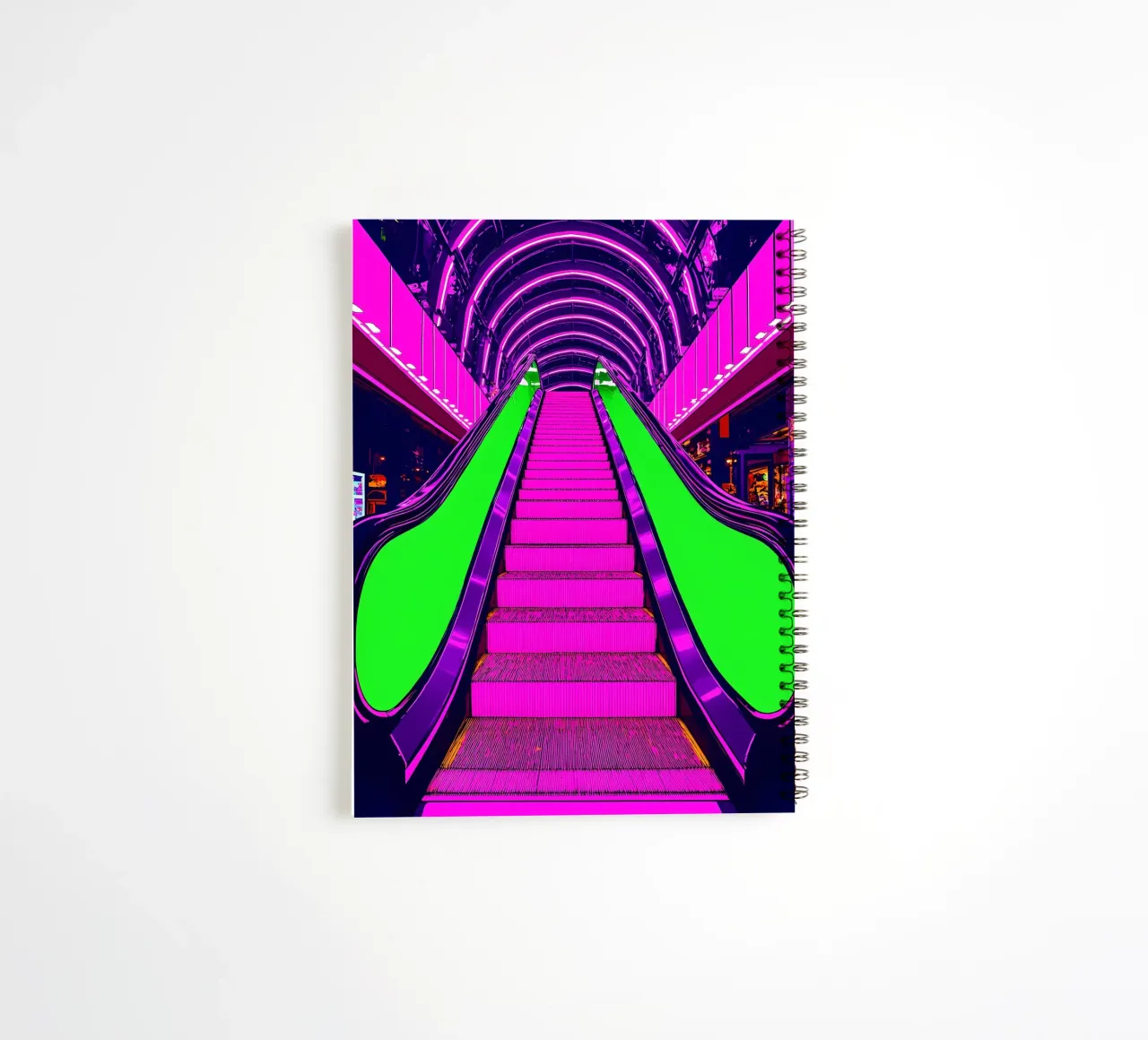 Scala mobile - Pop Art diario ad anelli da ColorCrash Gallery