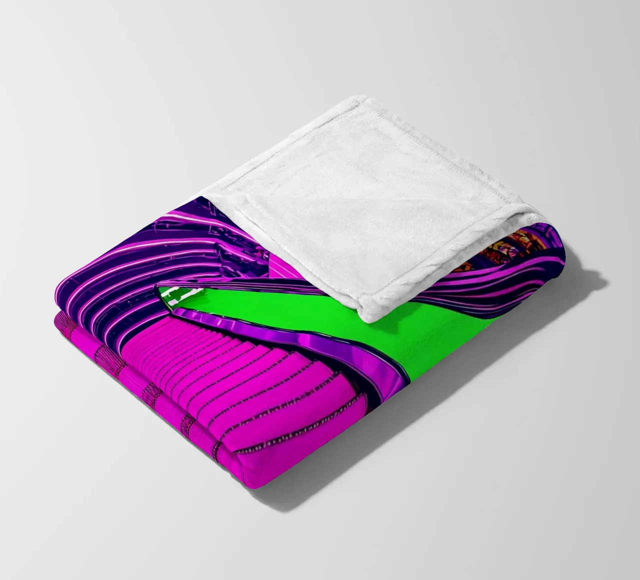 Scala mobile - Pop Art coperta in pile da ColorCrash Gallery