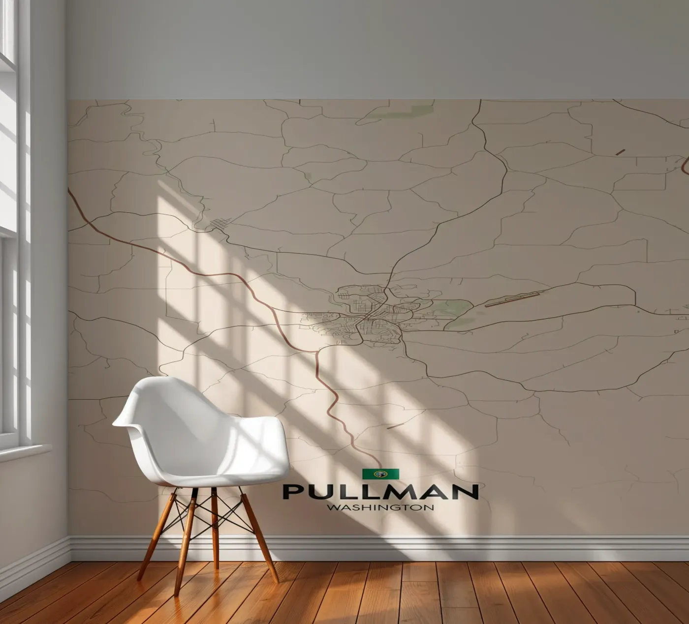 Pullman WA fotobehang van Jacob W MICKELSON