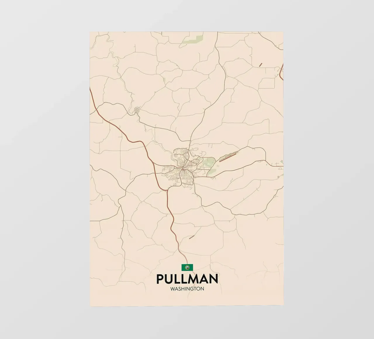 Pullman WA fotobehang van Jacob W MICKELSON