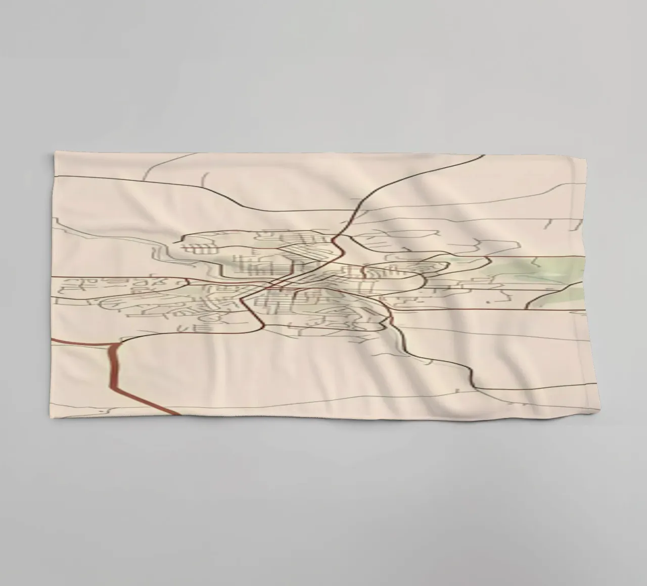 Pullman WA badhanddoek van Jacob W MICKELSON