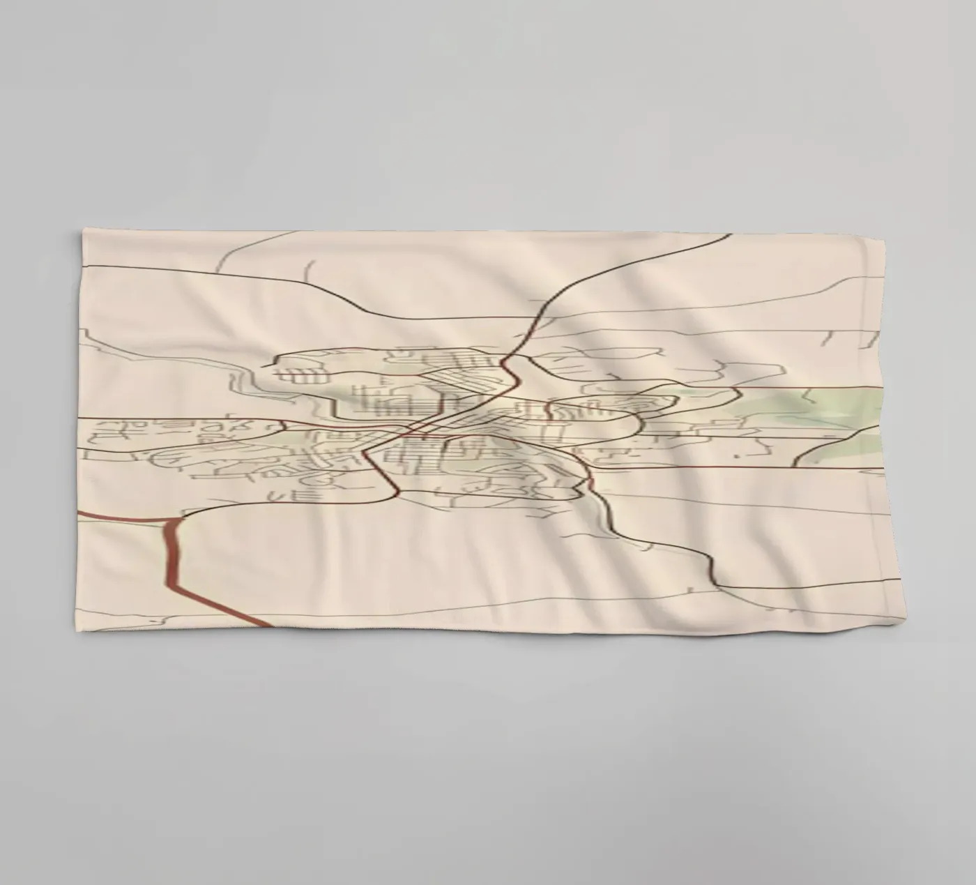 Pullman WA badhanddoek van Jacob W MICKELSON