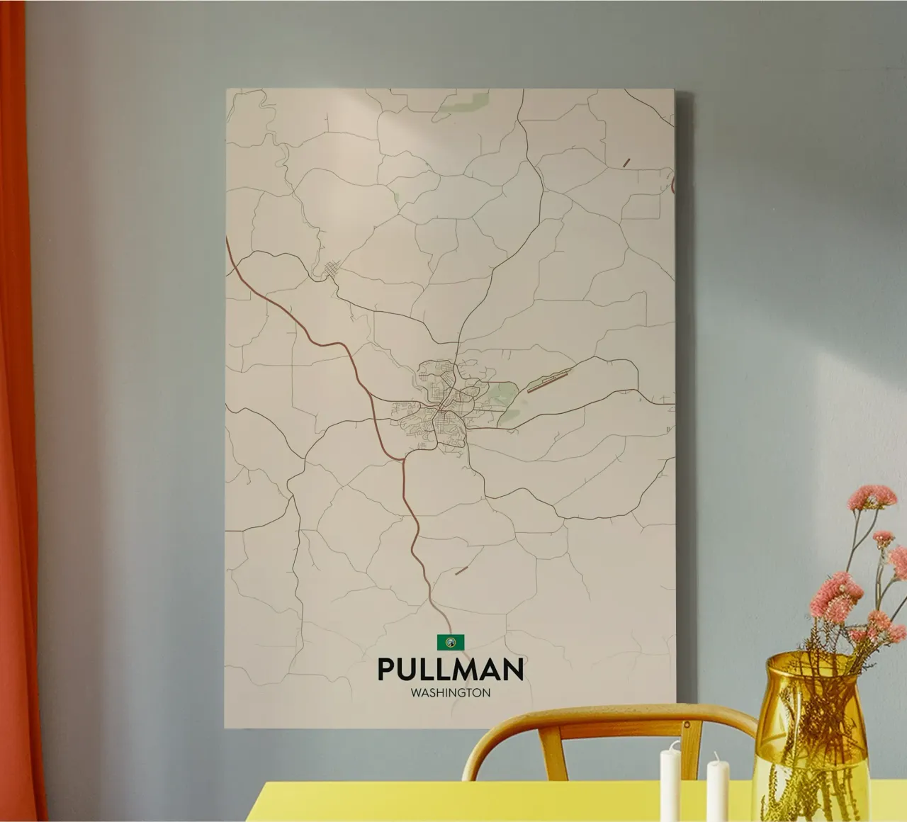 Pullman WA canvas by Jacob W MICKELSON